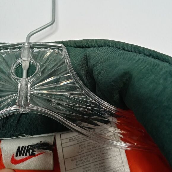 Vintage 80's Nike big logo long jacket size large - Picture 7 of 14